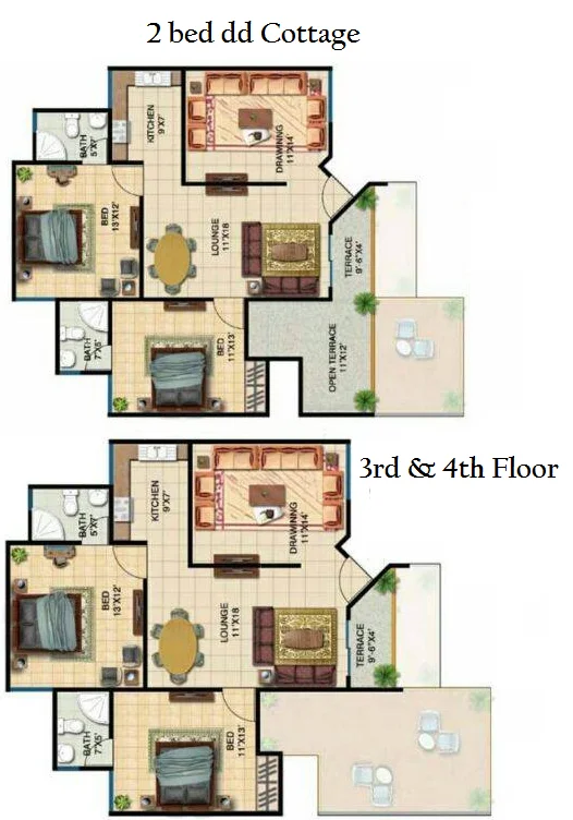 Falaknaz Dynasty cottage floor plan