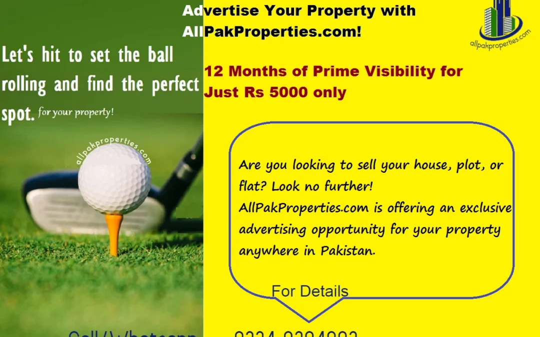 Advertise Your Property with AllPakProperties.com!