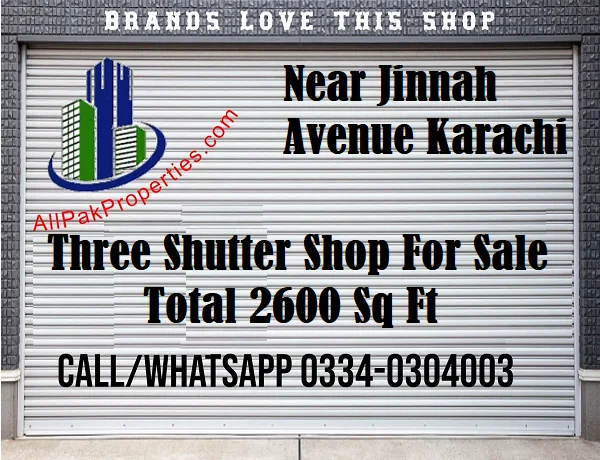 Sohni Resorts shop for sale Karachi