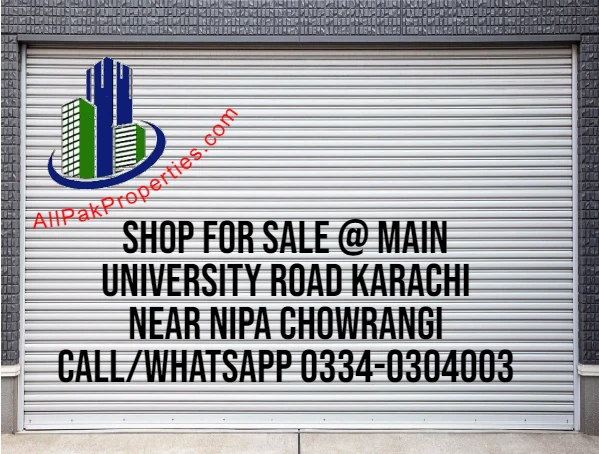 Shop for Sale Karachi