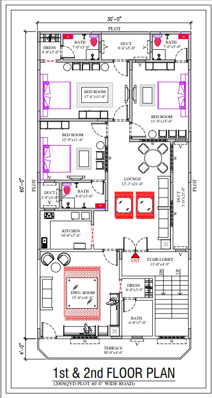 Architectural drawings by allpakproperties.com