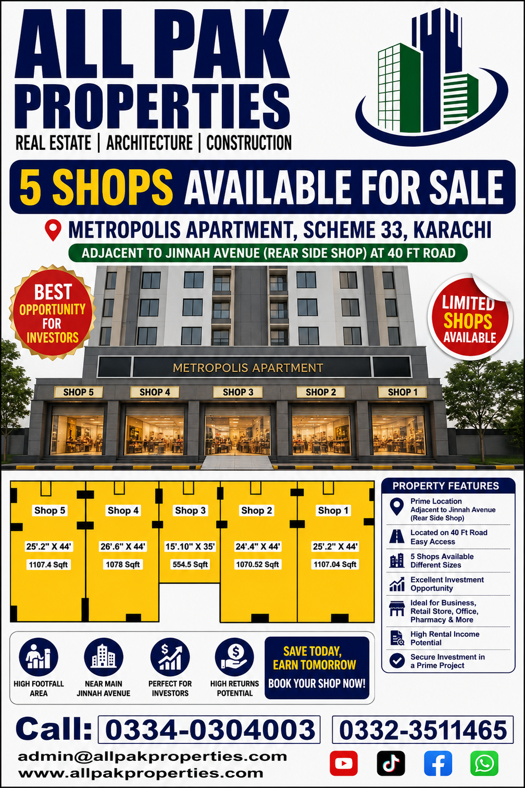 Metropolis Shop for Sale