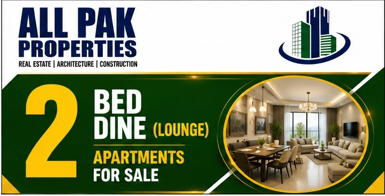 All Karachi 2 Bed Lounge Aparment for Sale