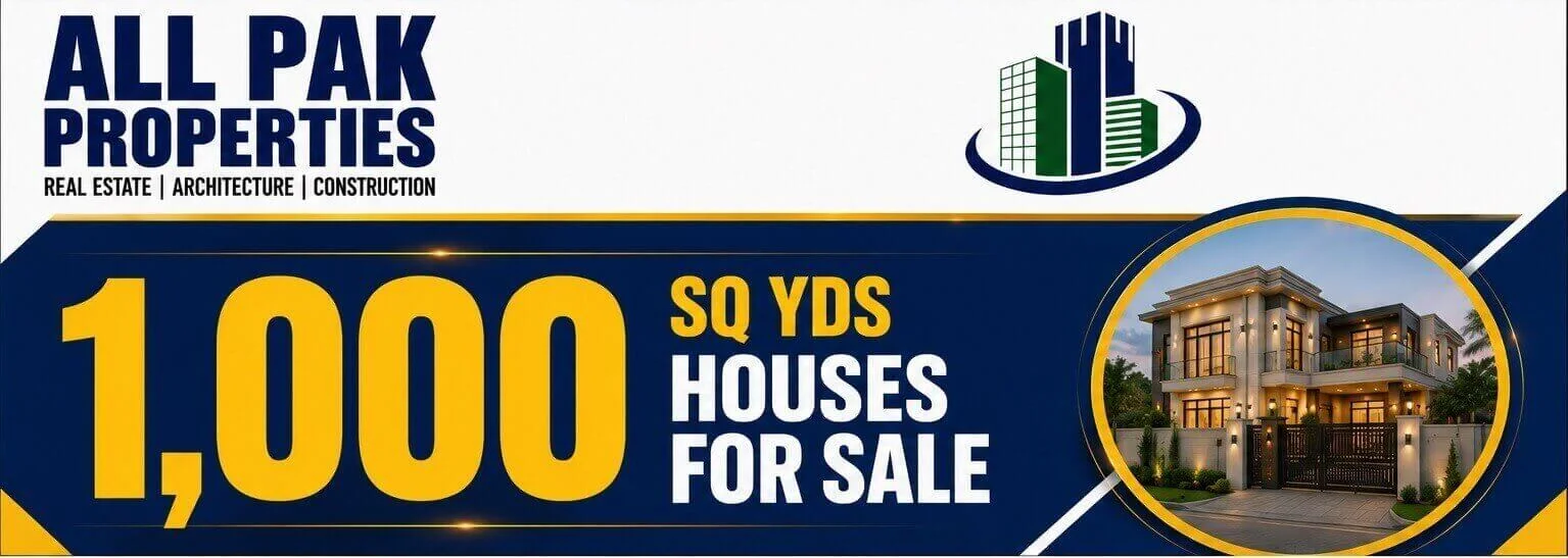 1000 Sq Yds Houses for Sale